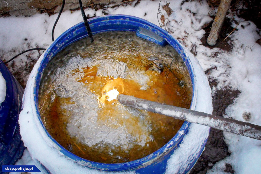 Likwidacja laboratorium narkotykowego