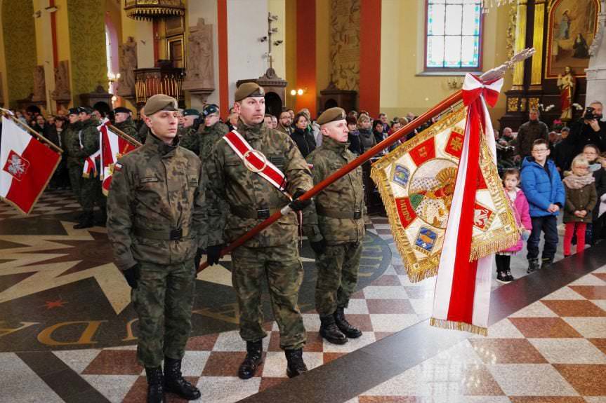 Łańcut. Uroczysta przysięga żołnierzy 3. Podkarpackiej Brygady Obrony Terytorialnej