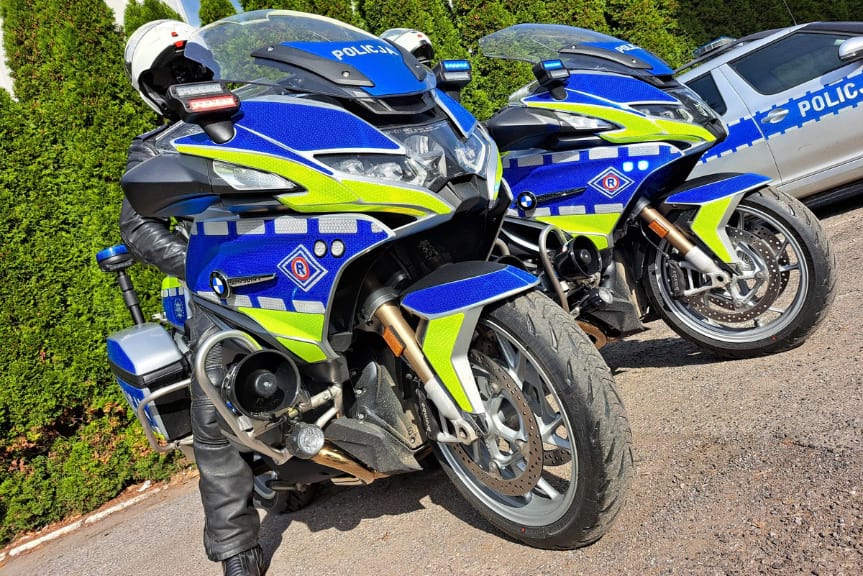 motocykle policja Mielec