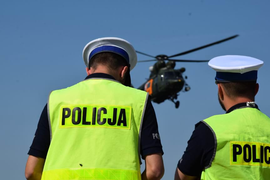 ćwiczenia policjantów