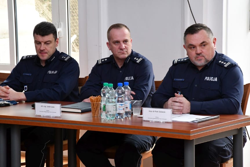 policja spotkanie