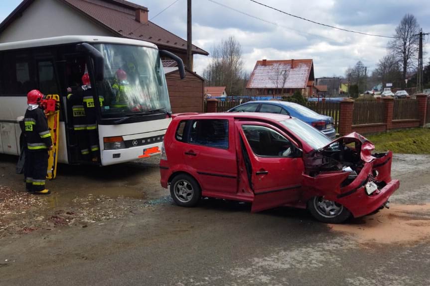 wypadek w Kamienicy Górnej