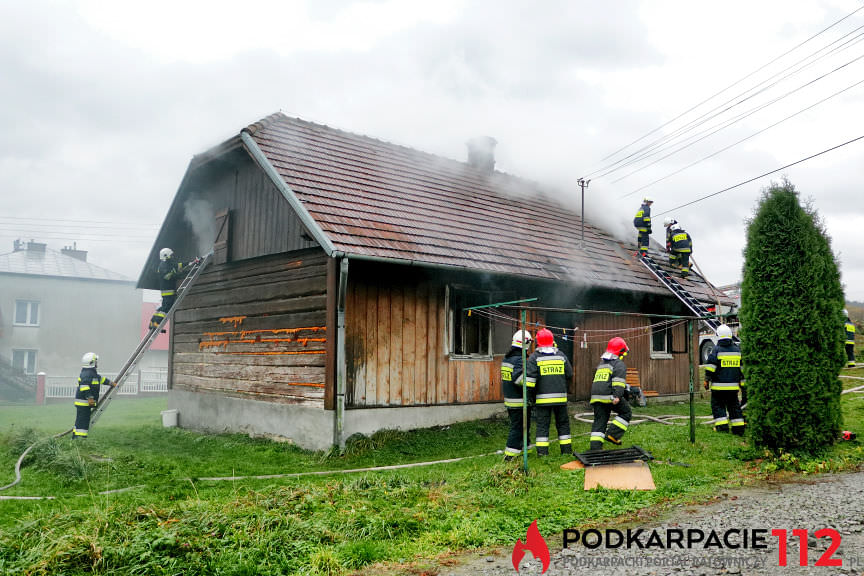 pożar w Rórnem