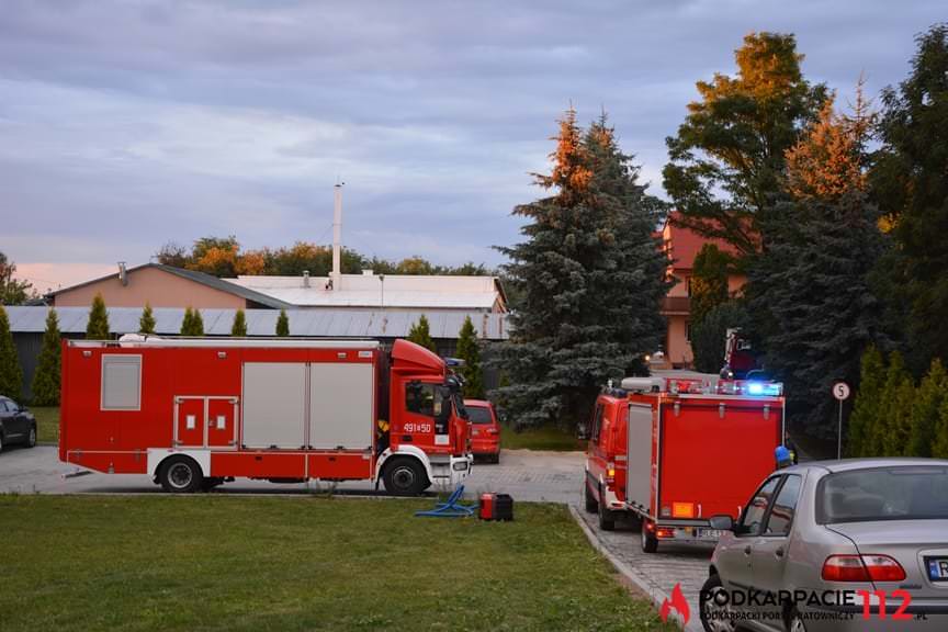 Pożar fabryki farb w Dębicy