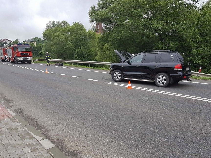 Równe. Zderzenie ciężarówki i samochodu osobowego