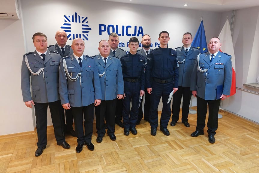 ślubowanie policjantów w Ropczycach