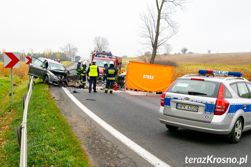 Tragiczny wypadek na DK28 w Sieniawie