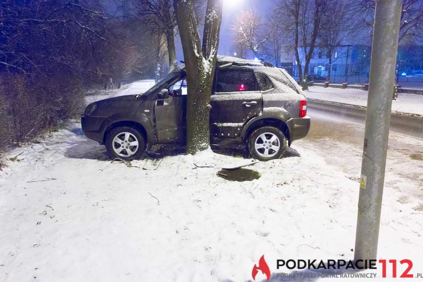 wypadek na Tysiąclecia w Krośnie