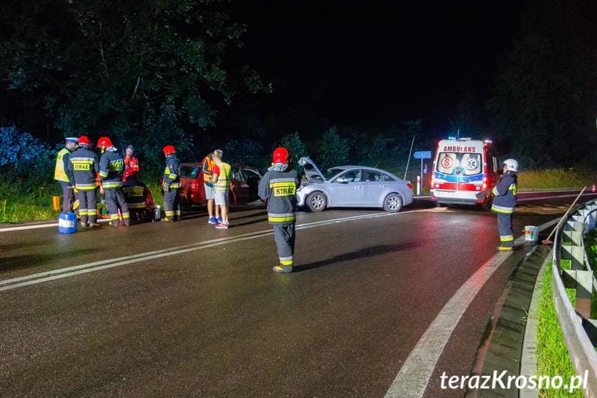 wypadek na DK 19 w Woli Komborskiej