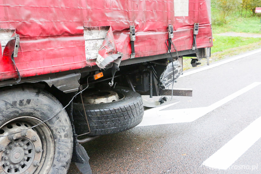 Wypadek na drodze krajowej nr 19 w Komborni