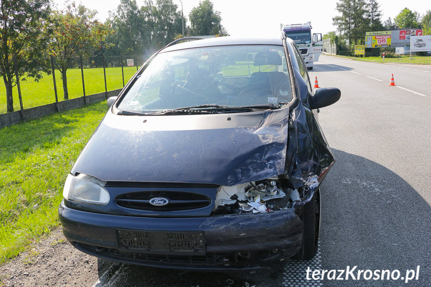 Wypadek na ulicy Podkarpackiej w Krośnie