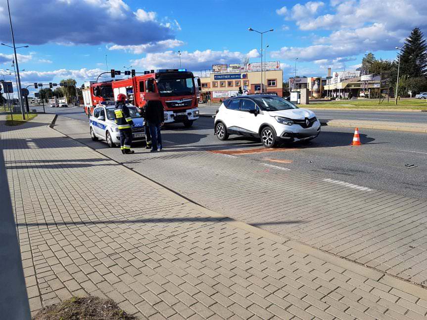 Wypadek na ul. Podkarpackiej w Krośnie