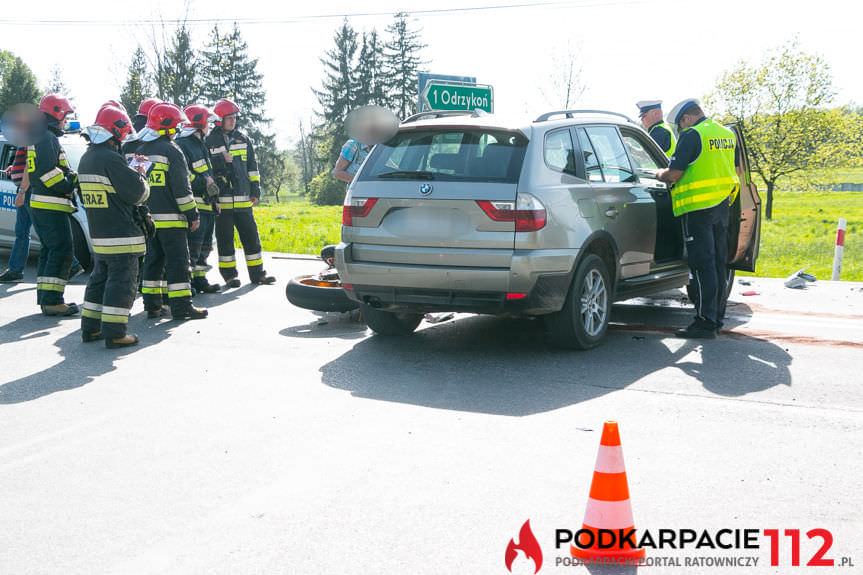 Wypadek w Krośnie