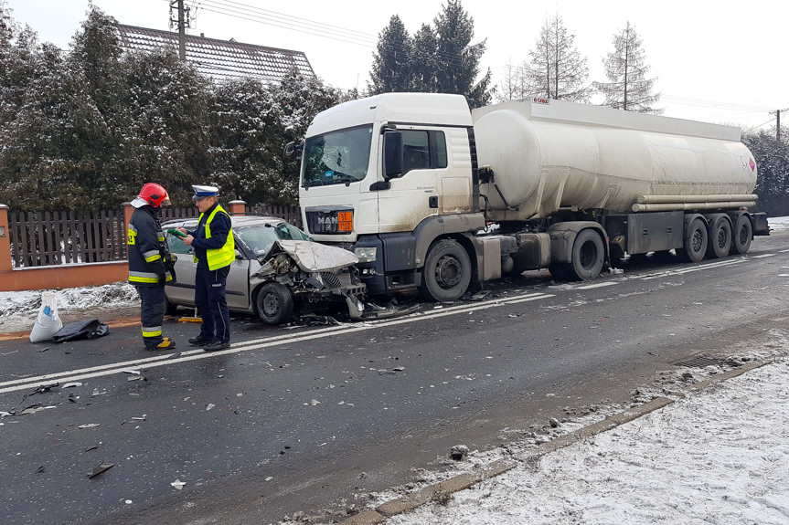 Wypadek w Jaśle