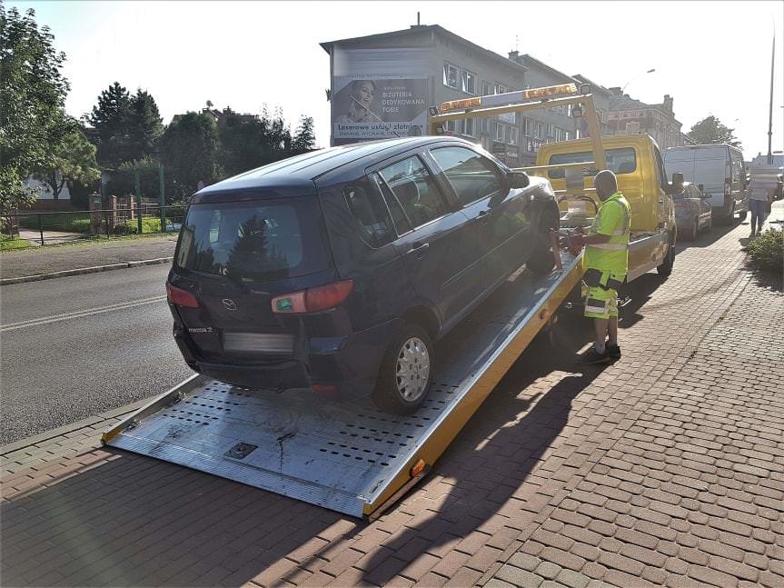 Zdarzenie drogowe na ul.Piłsudskiego w Krośnie