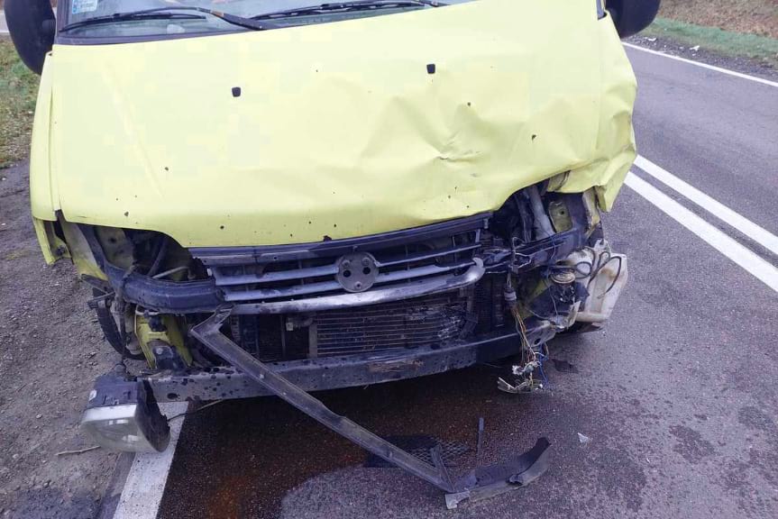 zderzenie samochodów w Majadanie Sieniawskim