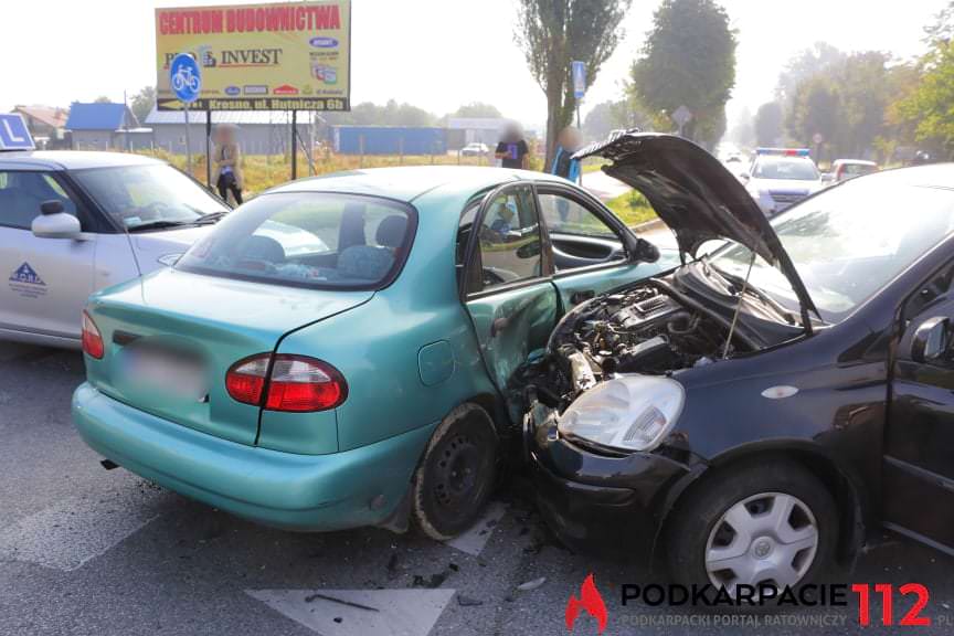 wypadek na Tysiąclecia w Krośnie