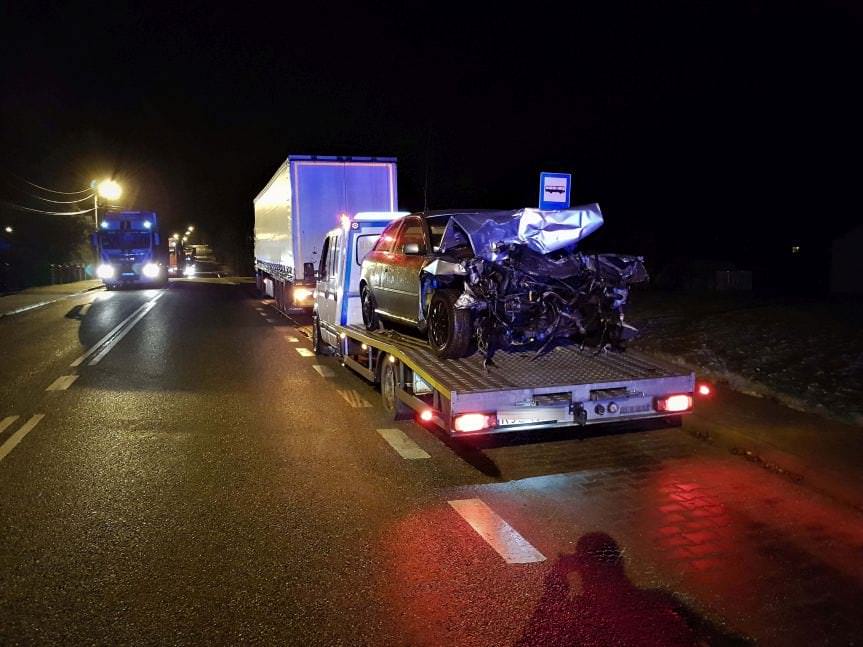 Żółków. Zderzenie trzech samochodów