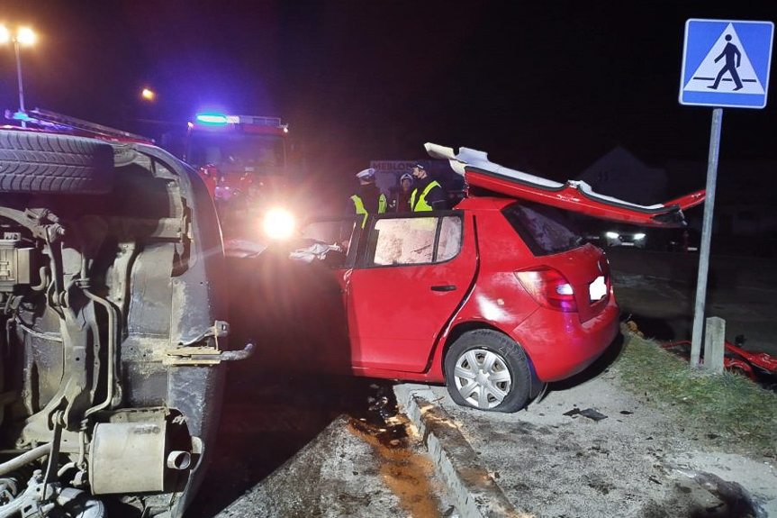 Blizne. Zderzenie dwóch samochodów, dwie osoby zginęły