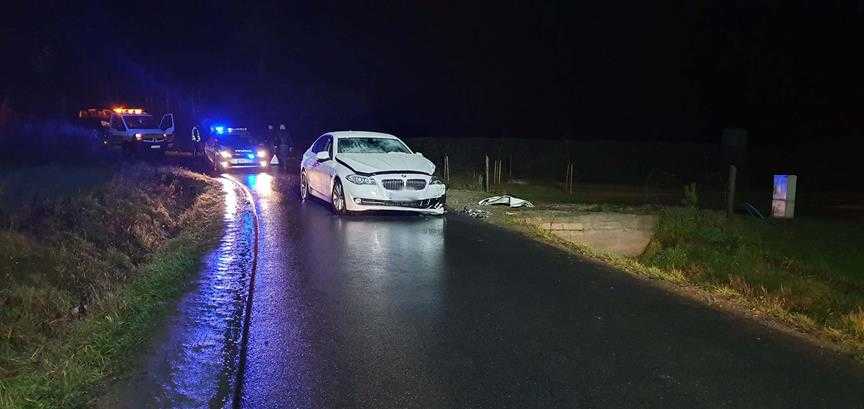  Czołowe zderzenie z BMW