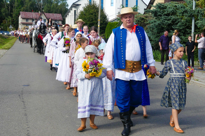 Dożynki i otwarcie parku w Skołyszynie