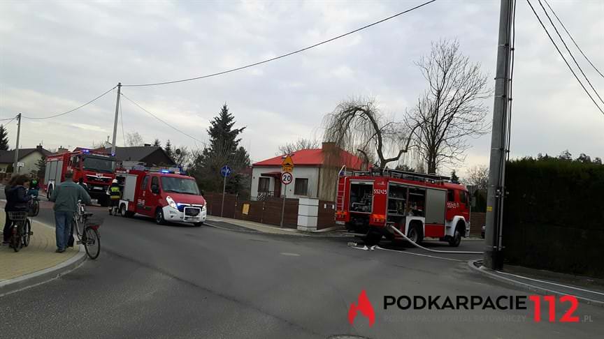 pożar stodoły w stalowej woli