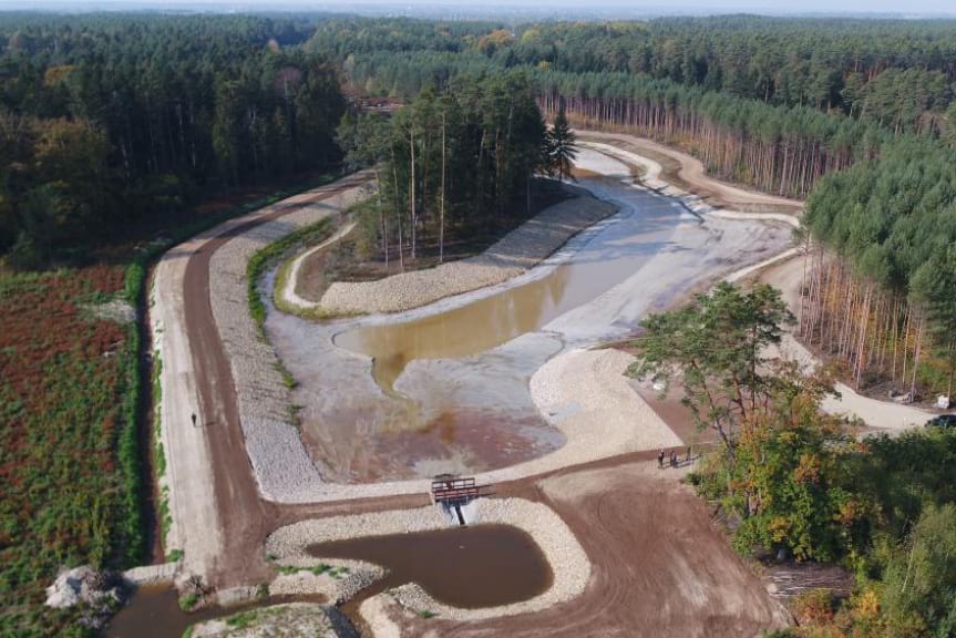 Nowe zbiorniki wodne w Nadleśnictwie Tuszyma