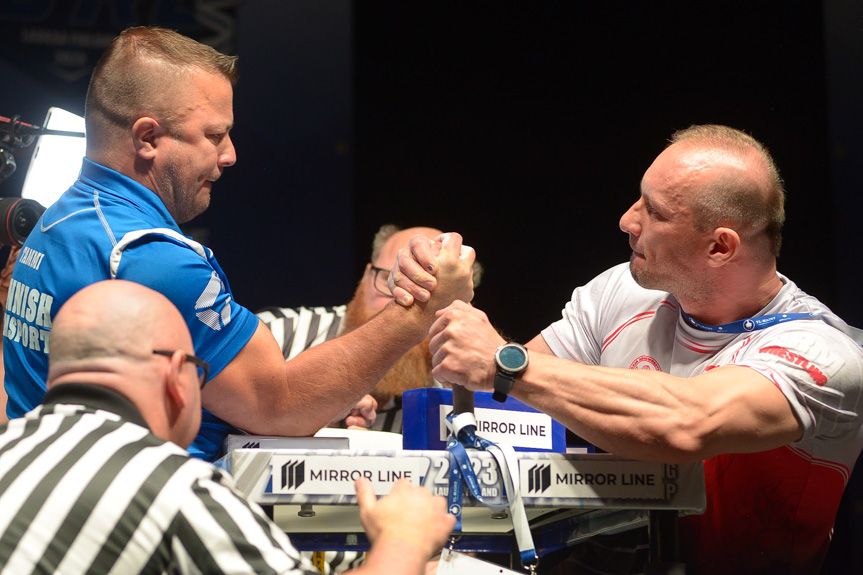 Grzegorz Nowotarski obronił tytuł Mistrza Europy w armwrestlingu