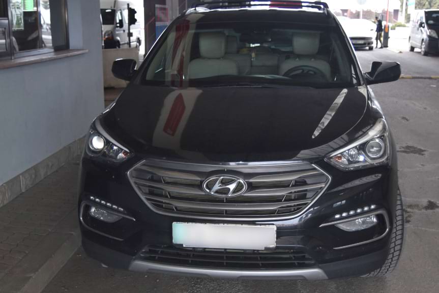 Hyundai z Ukrainy, zatrzymany w Korczowej