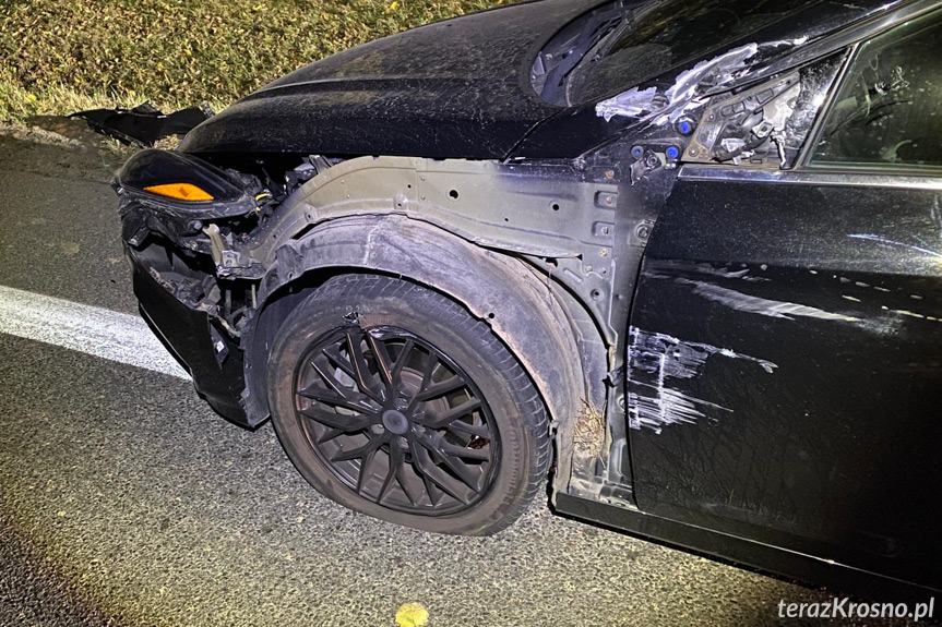 Hyundai z Ukrainy zderzył się z węgierskim DAF-em na DK19