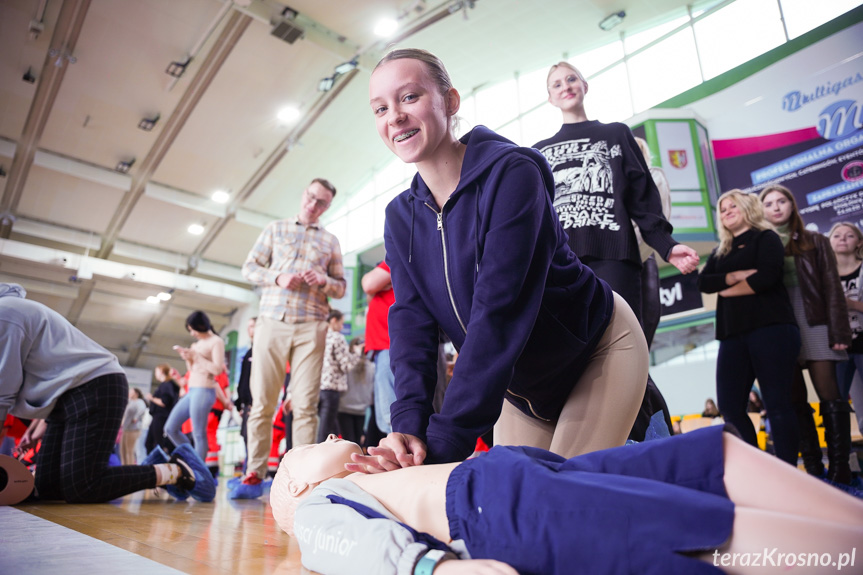 IX akcja bicia rekordu w Krośnie - resuscytacja na wielką skalę