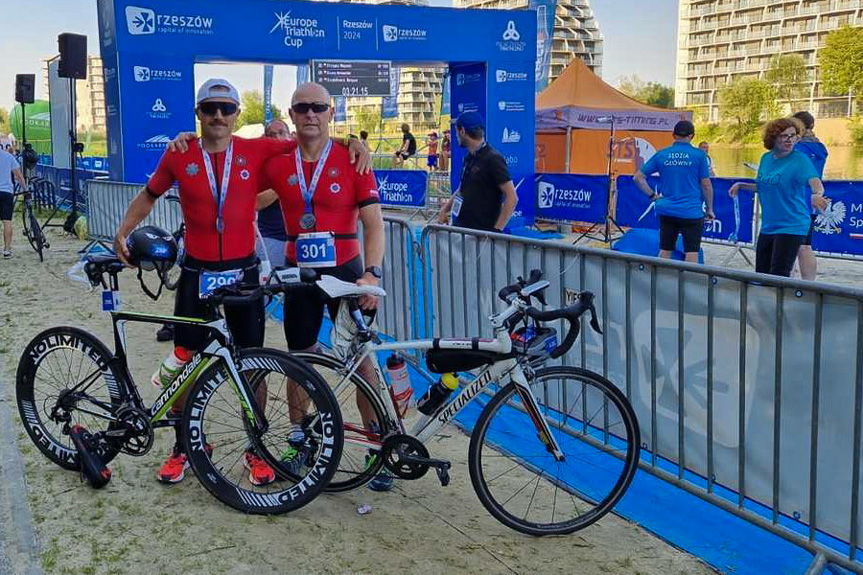 Jasielski policjant triumfuje w Mistrzostwach Polski Policjantów w Triathlonie