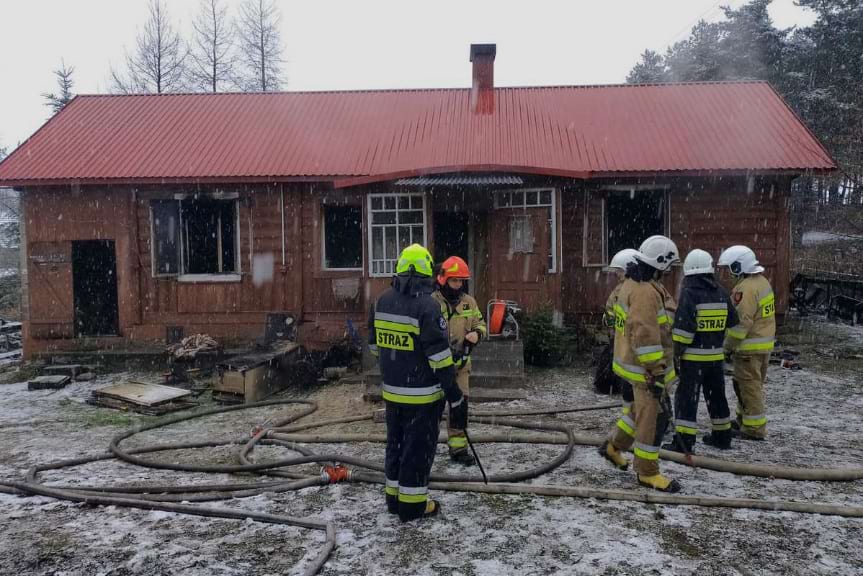 Jedna osoba zginęła w pożarze domu w Narolu