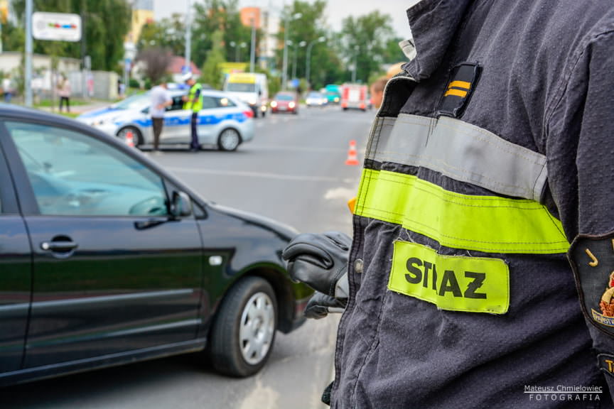 Kolejne zderzenie motocyklisty z samochodem w Tarnobrzegu