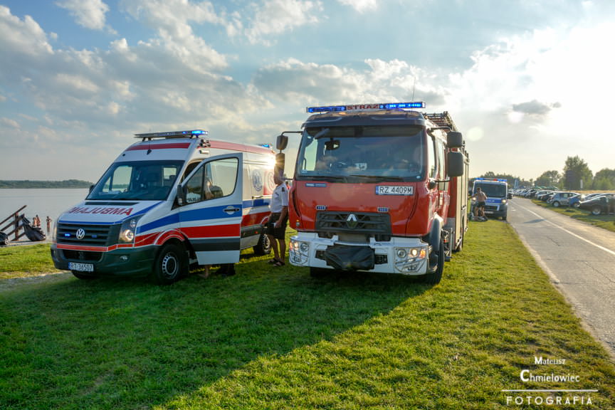 Kolejny wypadek nad Jeziorem Tarnobrzeskim