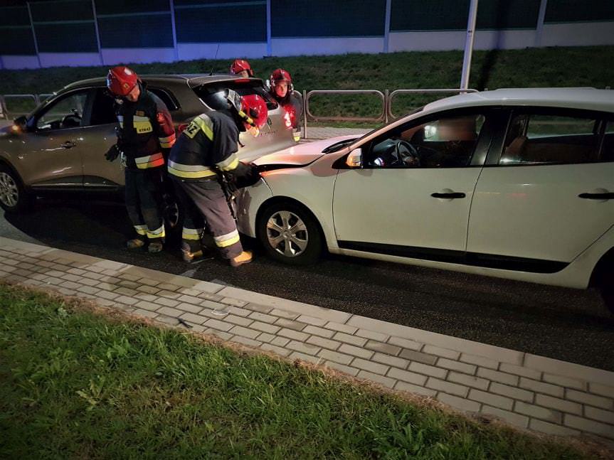 Kolizja drogowa na ul.Podkarpackiej w Krośnie