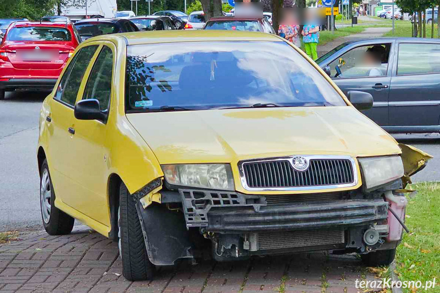 Kolizja w Krośnie
