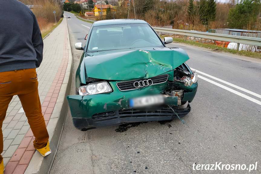 Kolizja na Marynkowskiej w Krościenku Wyżnym