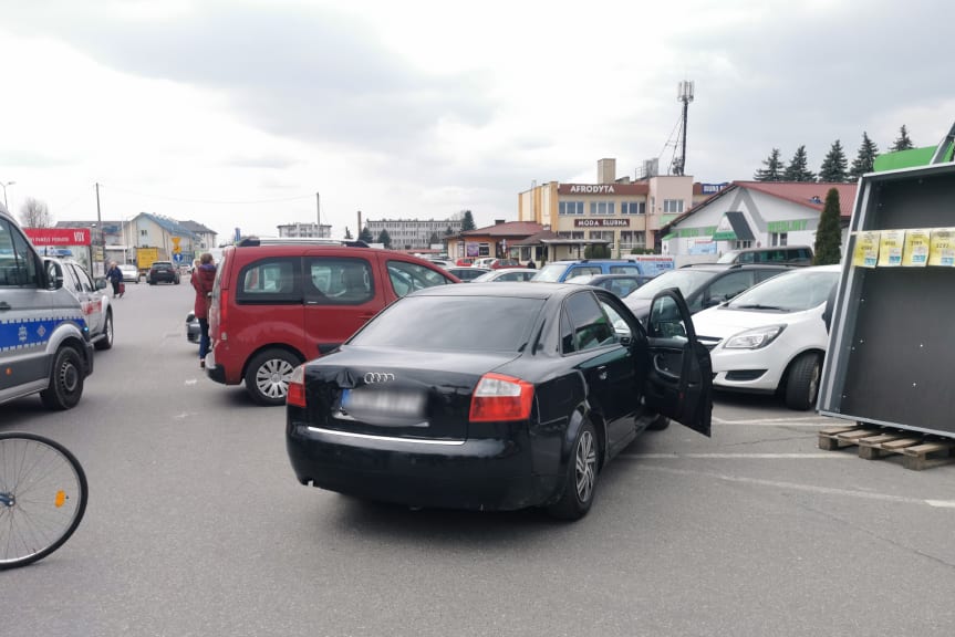 Kolizja na Podkarpackiej w Krośnie