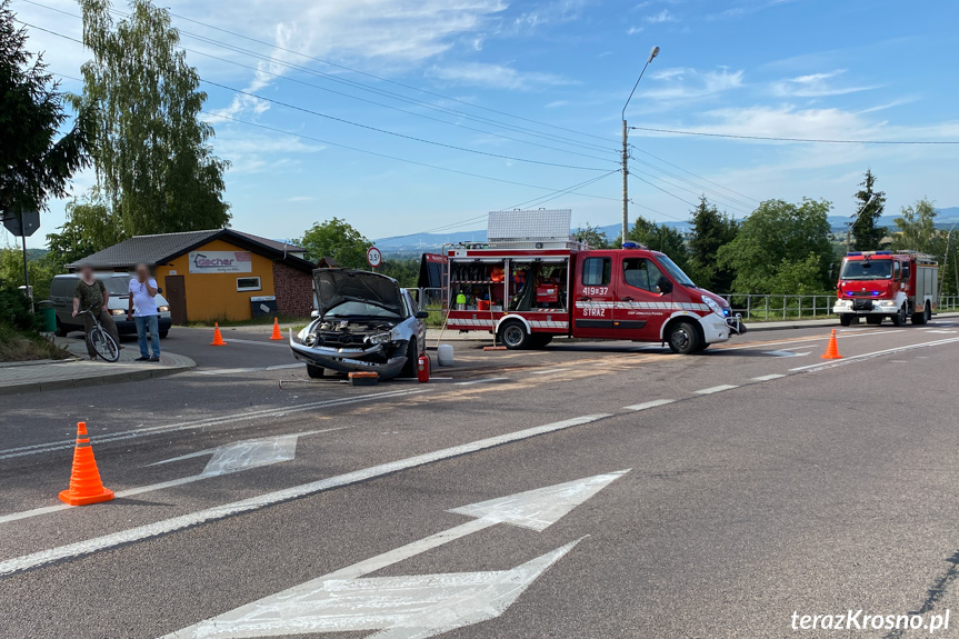 Kolizja w Jabłonicy Polskiej na DK19