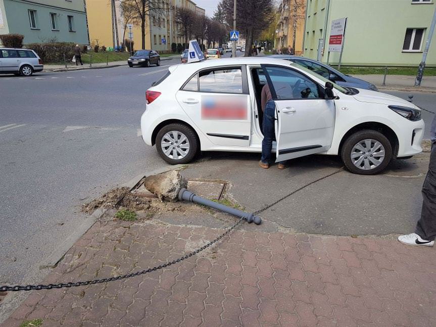 Krosno. Kolizja na Kolejowej