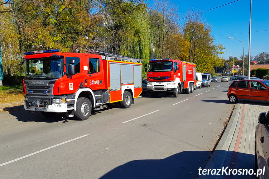 Ktoś rozpylił gaz w jednym z bloków w Krośnie