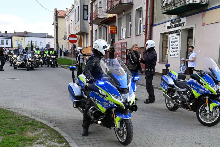 Mieleccy policjanci na otwarciu sezonu motocyklowego