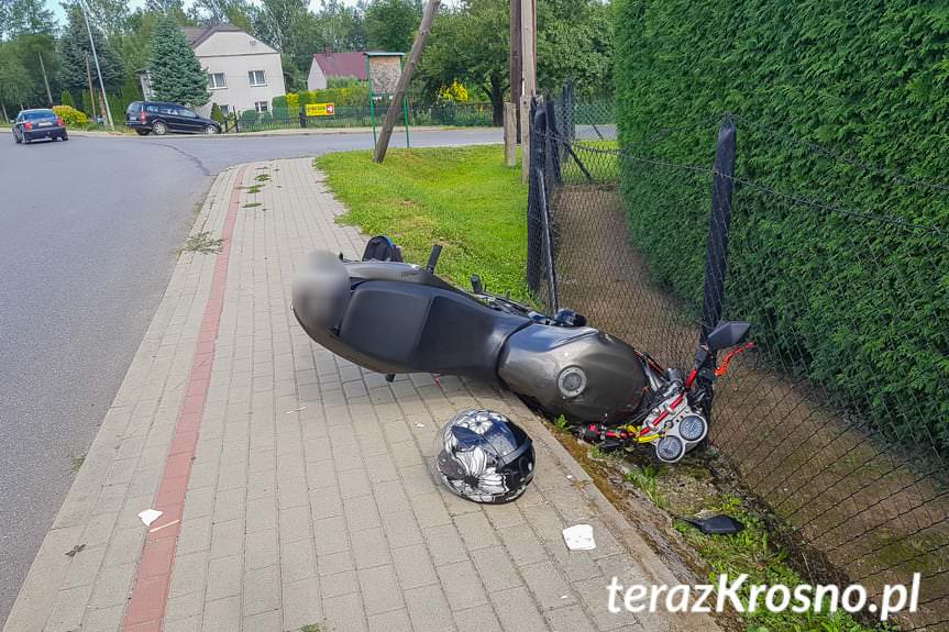 Motocyklista sprawcą zdarzenia drogowego  w Jedliczu