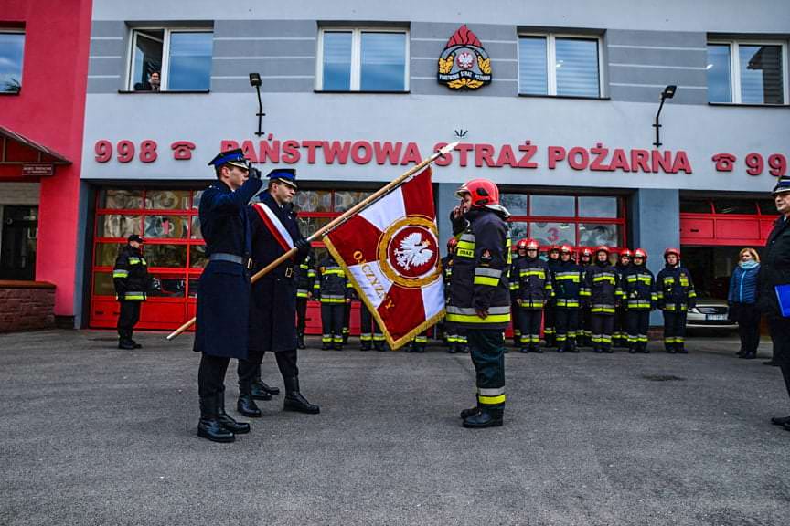 Dowódca sekcji w JRG Tarnobrzeg pożegnał się ze służbą w Państwowej Straży Pożarnej.