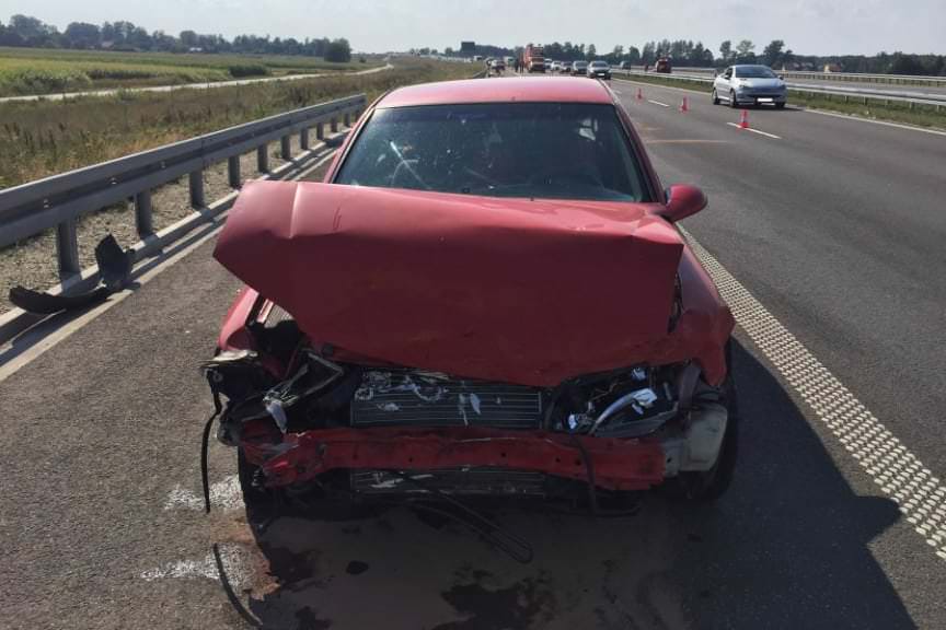 Pięć osób rannych po wypadku na autostradzie A4