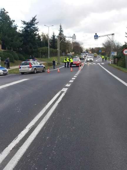 Potrącenie pieszej