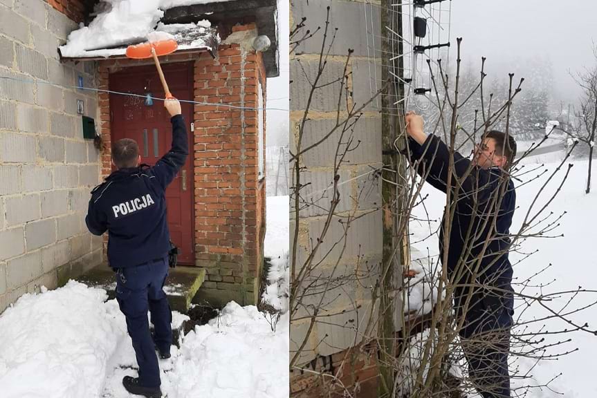 Policjanci pomogli samotnej 80-latce