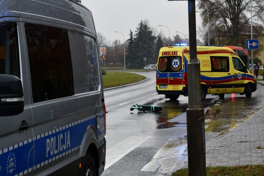 Poranny wypadek na ulicy Krakowskiej
