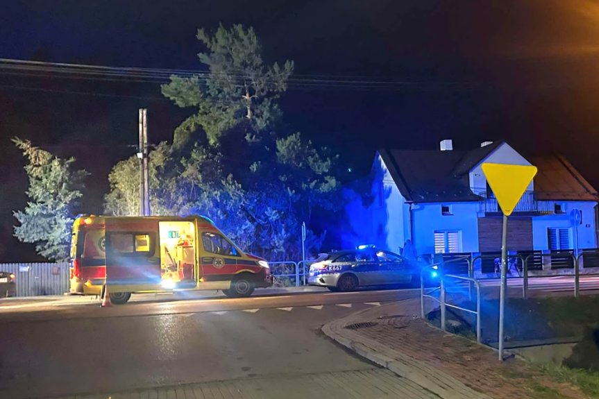 Potrącenie 14-latka na przejściu dla pieszych w Mielcu